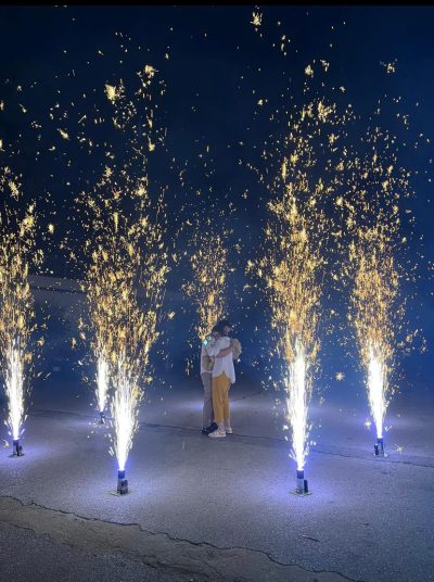 Grande Fontana Luminosa Argento - immagine 3